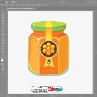 دانلود فایل وکتور شیشه عسل