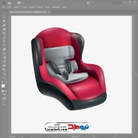 فایل وکتور صندلی ماشین کودک