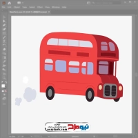 فایل وکتور اتوبوس دو طبقه