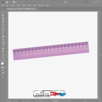 فایل وکتوری خط کش 20 سانتی