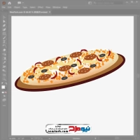 تصویر وکتوری پیتزا