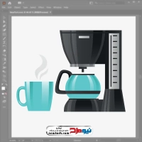 فایل وکتوری دستگاه چای ساز