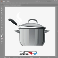 عکس وکتوری قابلمه استیل و ملاقه