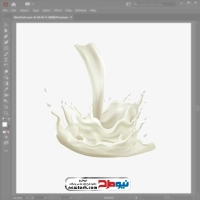 تصویر وکتوری ریختن شیر