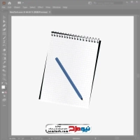 فایل وکتور دفتر شطرنجی با خودکار