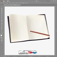 فایل وکتور دفتر سفید و خودکار