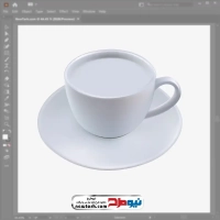 فایل وکتوری فنجان و نعلبکی سفید