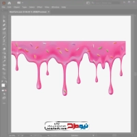 تصویر وکتوری کرم توت فرنگی