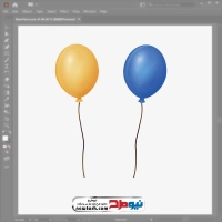 فایل وکتور بادکنک