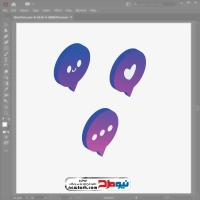 تصویر وکتوری آیکون چت