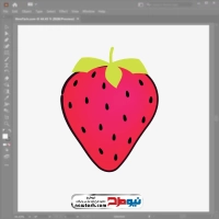 فایل eps توت فرنگی