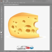 فایل eps پنیر سوراخ دار