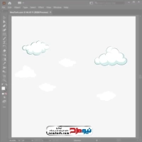 فایل وکتور توده های ابر