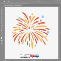 تصویر وکتوری آتش بازی