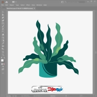 فایل وکتوری گیاه گلدانی آپارتمانی