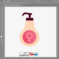 فایل وکتور ژل شستشوی زنانه
