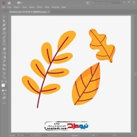 فایل وکتوری برگ پاییزی