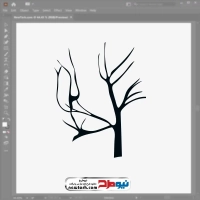 فایل وکتور درخت خشک شده