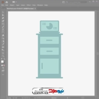 فایل وکتور دستگاه کامپیوتری نصب لاستیک ماشین