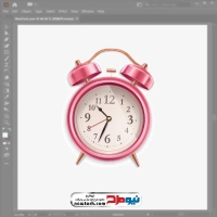 فایل eps ساعت زنگدار