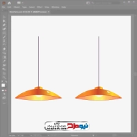 فایل وکتور لامپ آویز