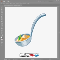 فایل eps ملاقه سوپ