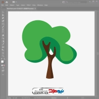 فایل وکتور ساده درخت