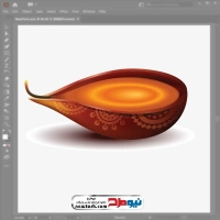 فایل وکتور شمع تزئینی